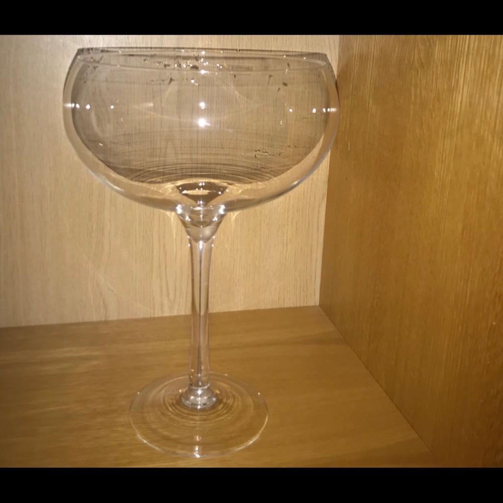 New Tall Glass Compote 22 1/2” Tall 7 7/8” Rim - Picture 16 of 16